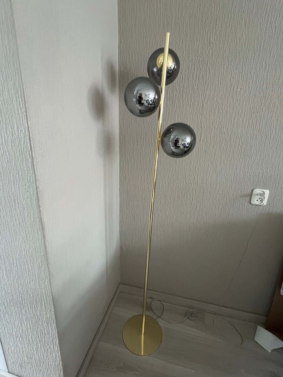 Smokey vloerlamp, Ophalen, Zo goed als nieuw, 150 tot 200 cm