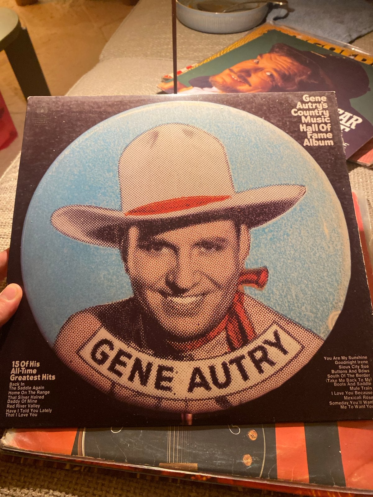 Gene Autry - 15 Of His All-Time Greatest Hits LP, Ophalen of Verzenden, Gebruikt, Verzamelalbum, Country