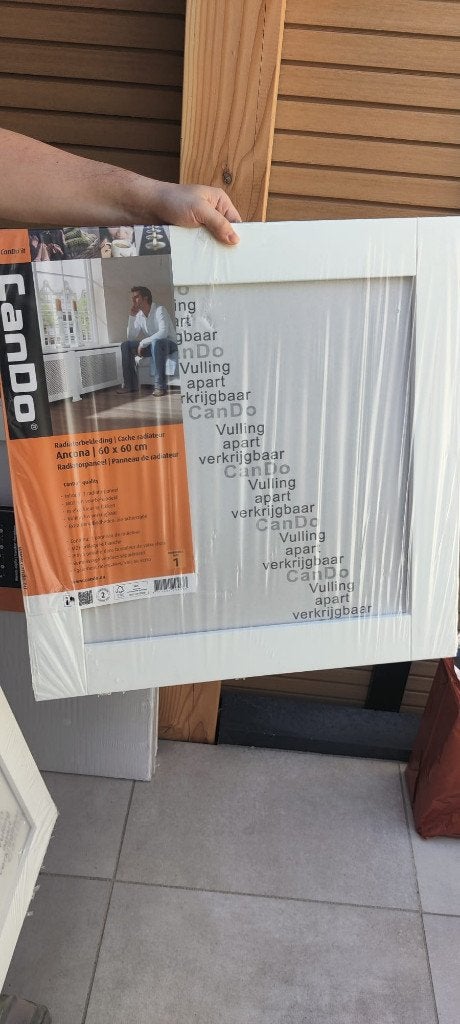 CanDo Radiatorbekleding Ancona 60x60 cm nieuw, Ophalen, 30 tot 80 cm, Radiator, Nieuw