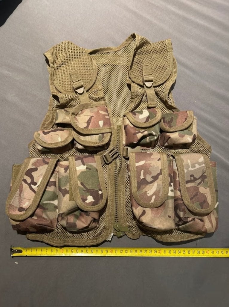 Militair Tactisch Vest met Pouches - Camouflage, Ophalen, Landmacht, Overige gebieden, Kleding of Schoenen