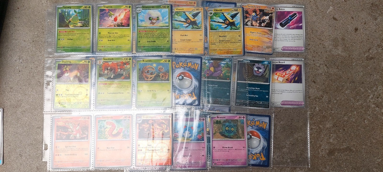 TEF pokemonkaarten incl veel glimmende! Zie alle foto's!, Ophalen of Verzenden, Zo goed als nieuw, Meerdere kaarten