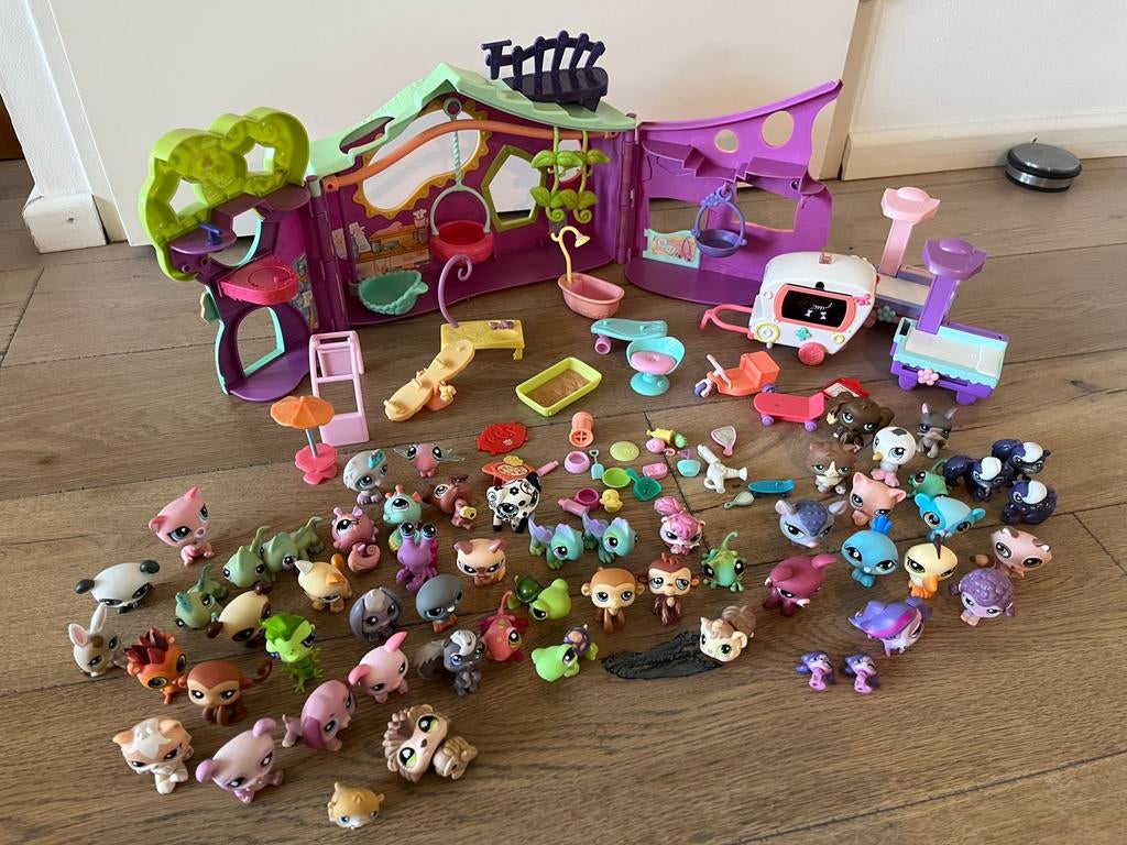 Grote set Littlest Pet Shop, Ophalen of Verzenden, Zo goed als nieuw