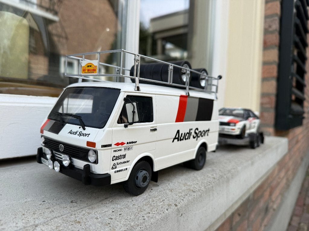 1:18 Volkswagen LT35 + Audi LWB Rallye Set Otto Models OT418, 2, rue de l'écusson, Zone commerciale Oxygène Sud, Josselin, 56120, FR