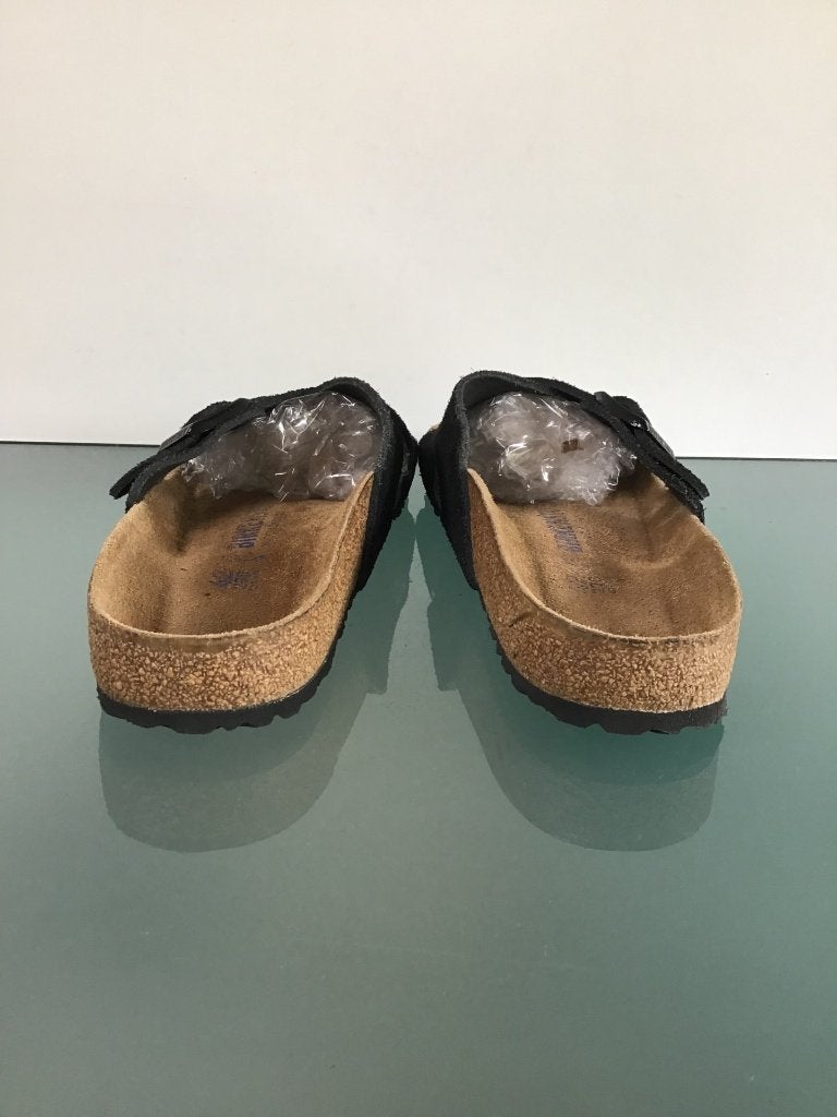 Birkenstock 42 | zwart | Soft Footbed | Gratis verzenden, Slippers, Verzenden, Zwart, Zo goed als nieuw