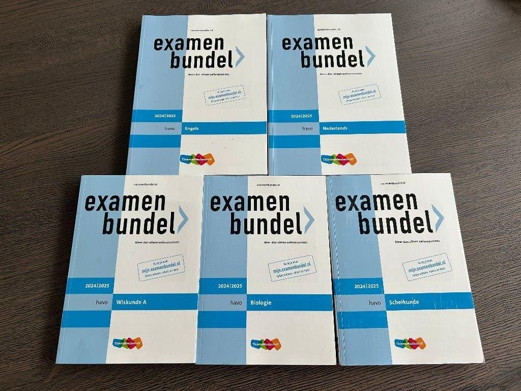 Examenbundels Havo 2024/2025, Ophalen, Overige vakken, Zo goed als nieuw, HAVO