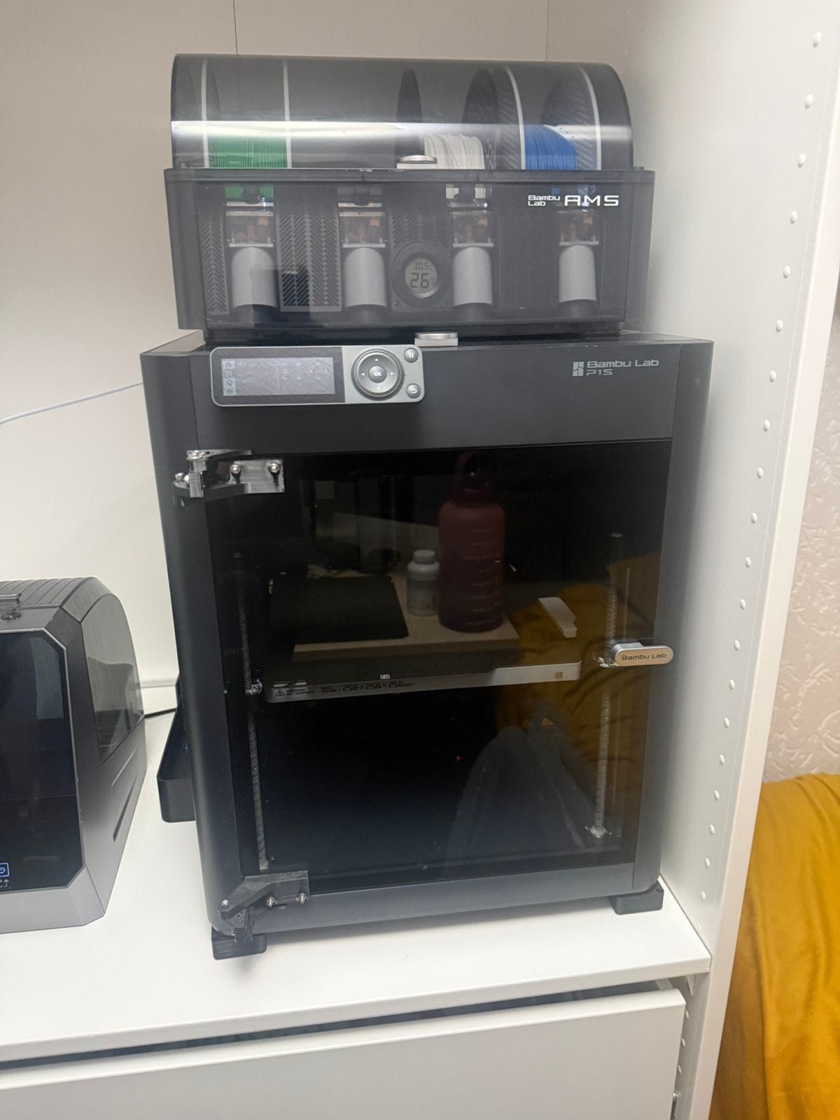 Bambu Lab P1S Combo + Veel Upgrades + AMS | 641 printuren, Ophalen, Ingebouwde Wi-Fi, Zo goed als nieuw, Filament