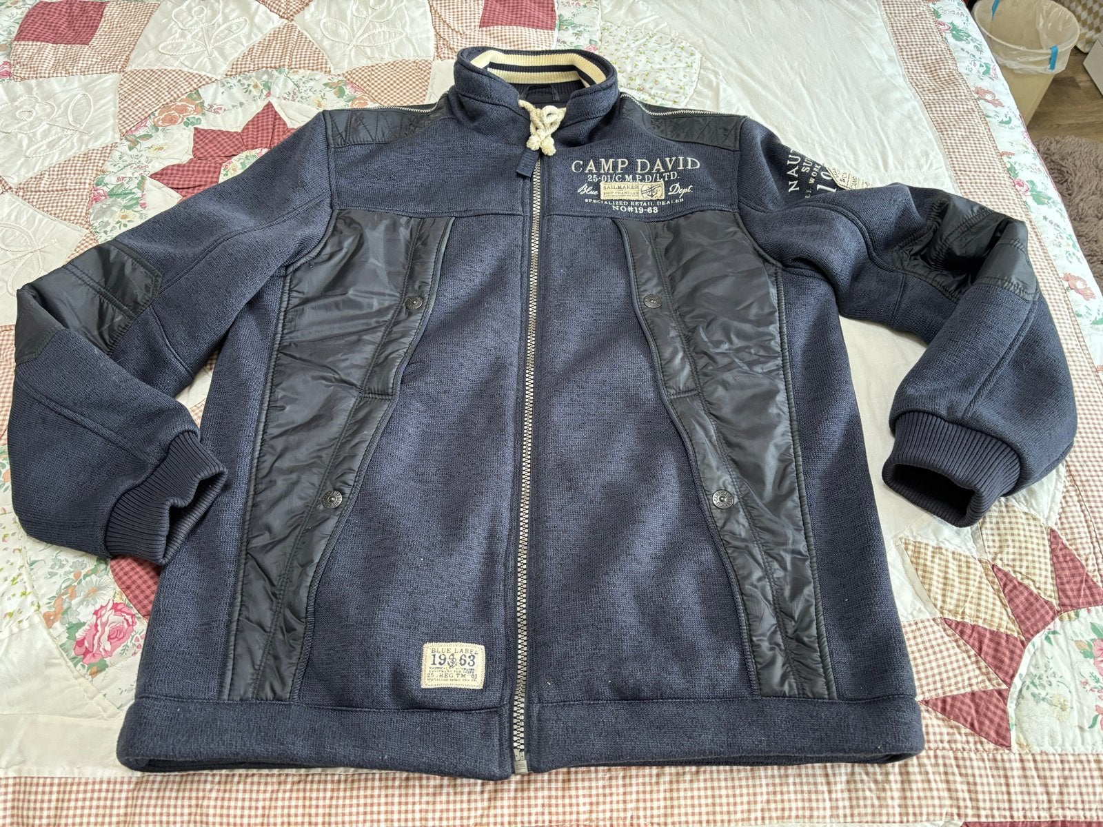 Camp David Heren Jas Maat XL - Stijlvol & Comfortabel, Ophalen of Verzenden, Zo goed als nieuw, Maat 52/54 (L), Blauw