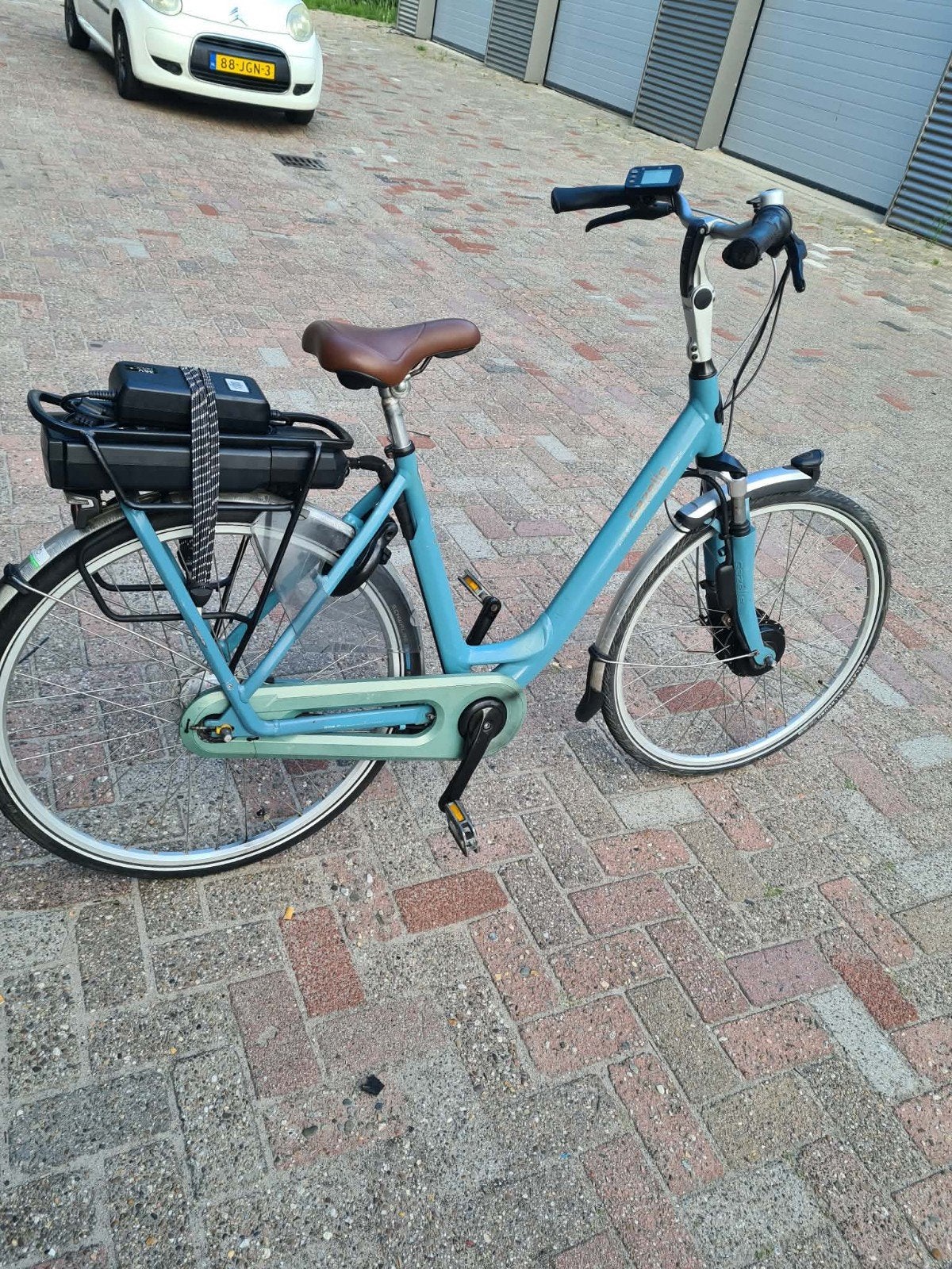 Elektrische fiets in zeer goede staat, afkomstig van de Gaza, Ophalen of Verzenden, Zo goed als nieuw, Overige merken