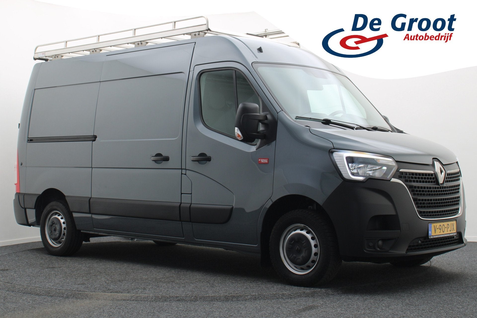 Renault Master T35 2.3 dCi 150 L2H2 Energy Comfort Automaat, Auto's, Stof, Gebruikt, Zwart, 4 cilinders