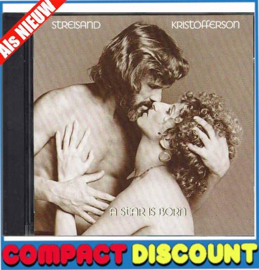 CD Barbra Streisand & Kris Kristofferson -A Star Is Born OST, Ophalen of Verzenden, 1980 - 1989, Zo goed als nieuw