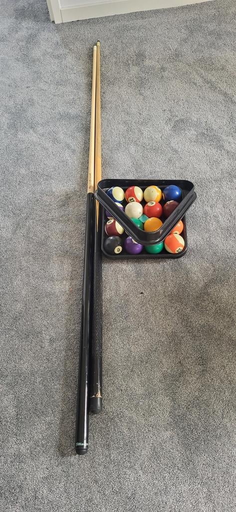 Complete pool set om te poolen, Ophalen, Gebruikt, Pooltafel