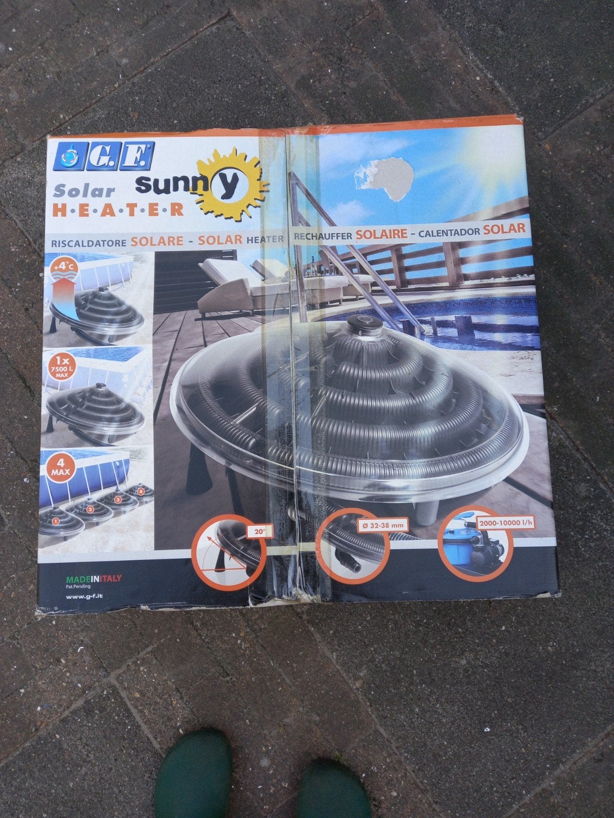 Solarbol voor zwembad, Ophalen, Nieuw