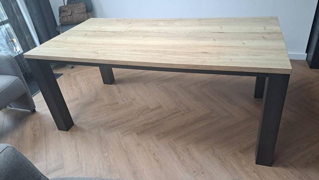 Moderne eettafel 180x95x75 cm, Huis en Inrichting, Tafels | Eettafels, Ophalen, Gebruikt, 200 cm of meer, 50 tot 100 cm