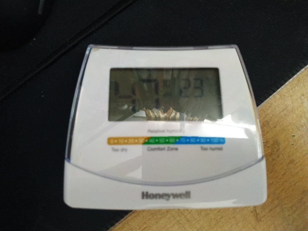 Honeywell HHY70E Hygrometer en psychrometer, Ophalen of Verzenden, Zo goed als nieuw