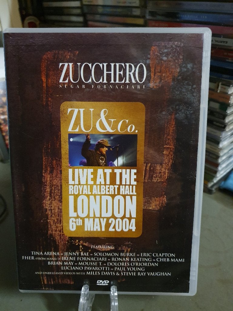 DVD (2004) Zucchero - ZU & Co. (Live at Royal Albert Hall), Alle leeftijden, Ophalen of Verzenden, Zo goed als nieuw
