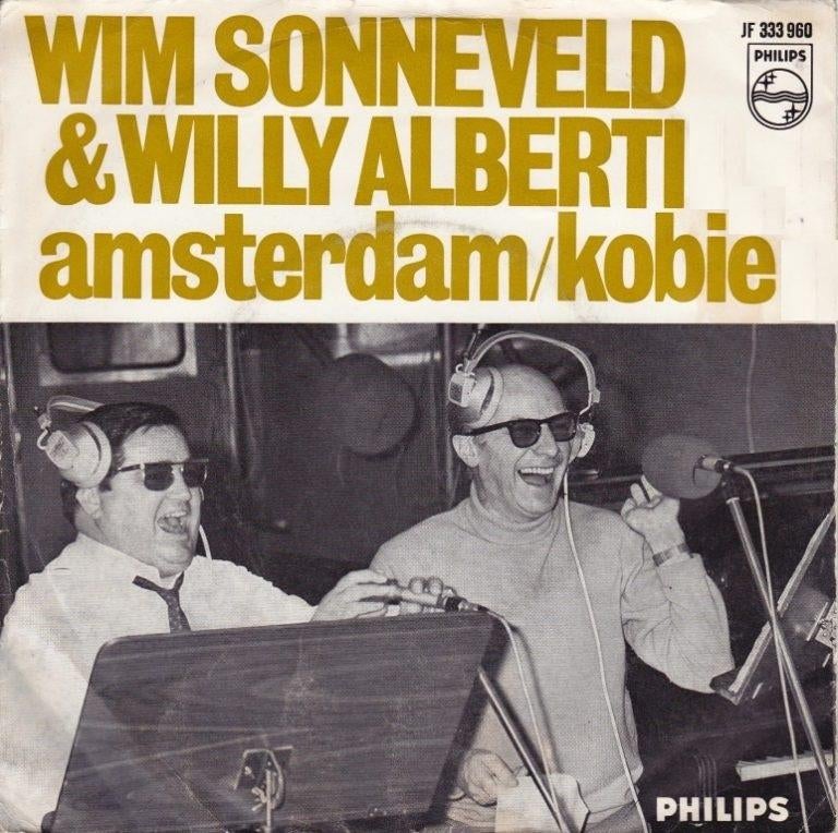 1968    Wim Sonneveld En Willy Alberti      Mooi Amsterdam, 7 inch, Single, Ophalen of Verzenden, Zo goed als nieuw