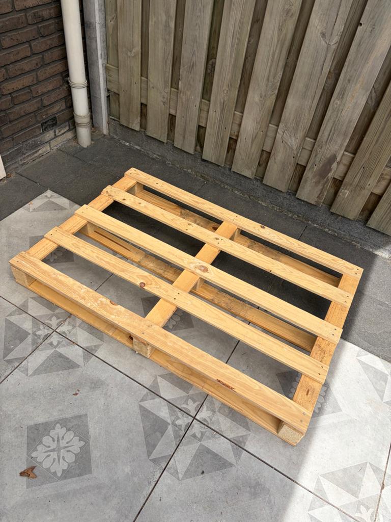 Gratis houten Pallet, Doe-het-zelf en Verbouw, Ophalen, Gebruikt, Hout, 20 tot 50 mm