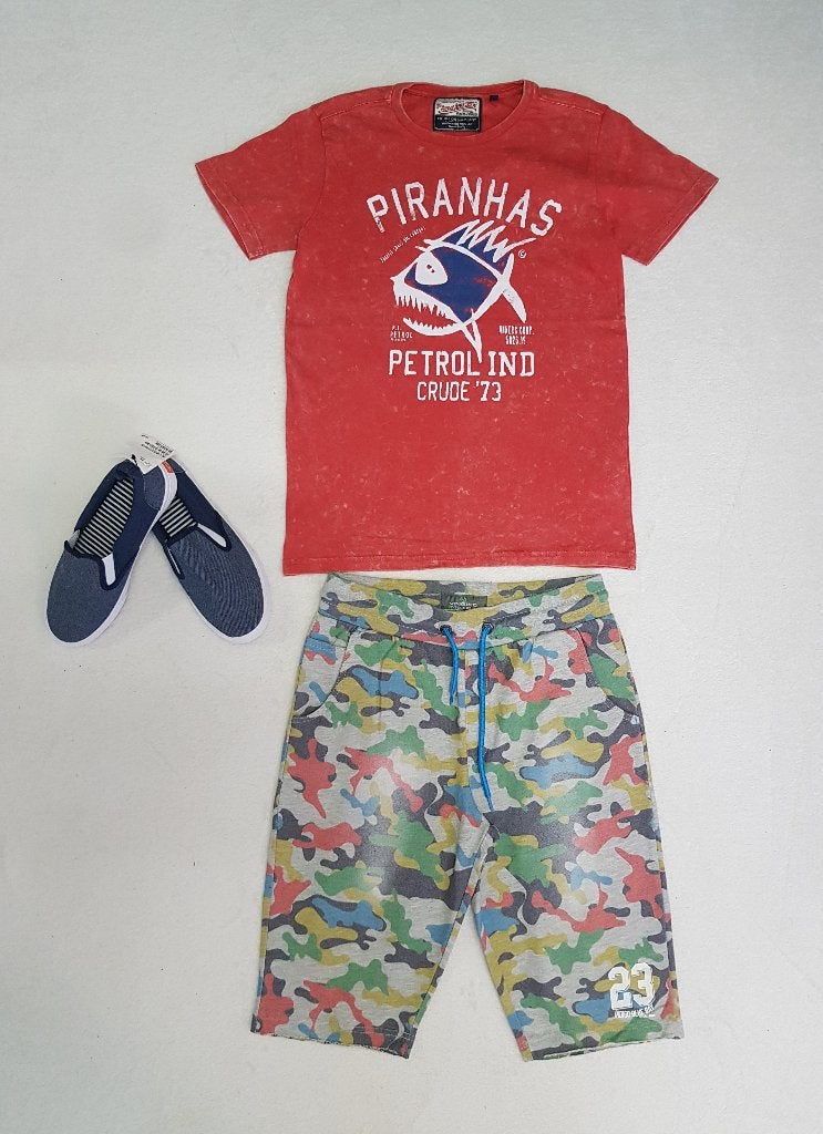 Geweldig rood PETROL shirt maat 164., Kinderen en Baby's, Kinderkleding | Maat 164, Verzenden, Petrol Industries, Zo goed als nieuw