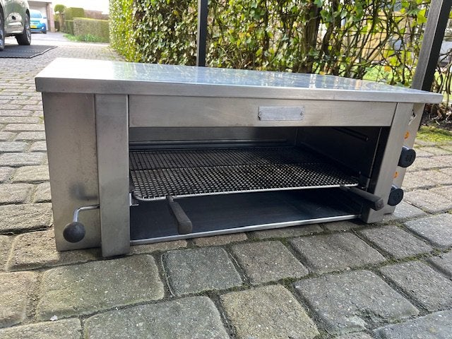 Salamander grill, Ophalen, Gebruikt