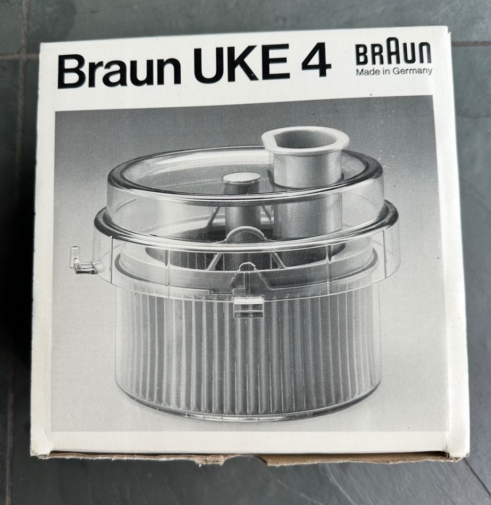 Nieuwe sapcentrifuge BRAUN UKE4 voor keukenmachine 4262, Ophalen of Verzenden, Nieuw, Elektrisch, Sapcentrifuge