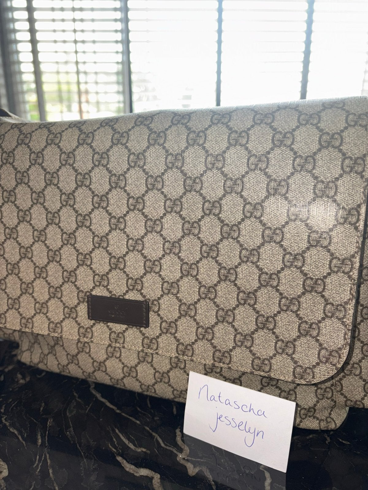 Gucci Luiertas met Verschoningsmatje, Kinderen en Baby's, Verzorgingstas, Gebruikt, Gucci, Ophalen of Verzenden
