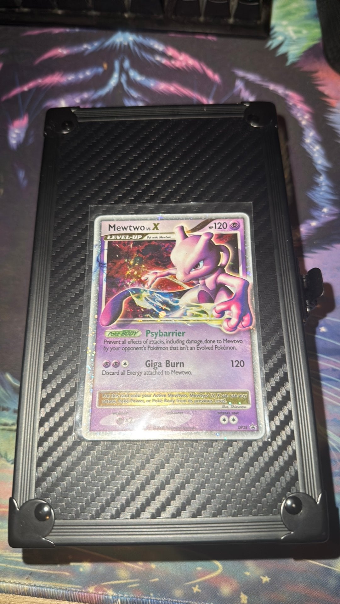 Mewtwo lv x dp28 promo, Hobby en Vrije tijd, Ophalen of Verzenden, Zo goed als nieuw