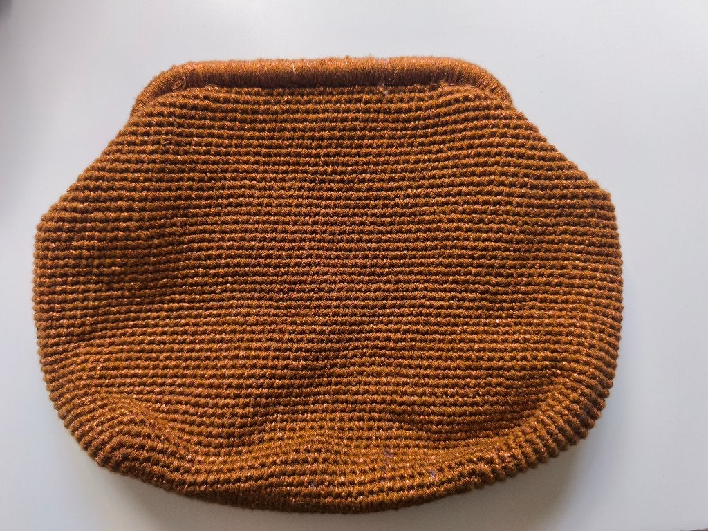 Handmade Clutch, Verzenden, Nieuw, Oranje, Avondtasje