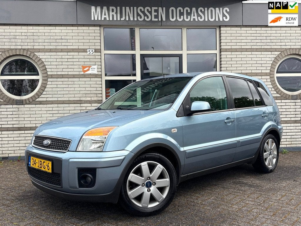 Ford Fusion 1.4-16V Futura |Airco, Elekpakket|, Auto's, Ford, Voorwielaandrijving, Gebruikt, Zwart, Elektrische ramen