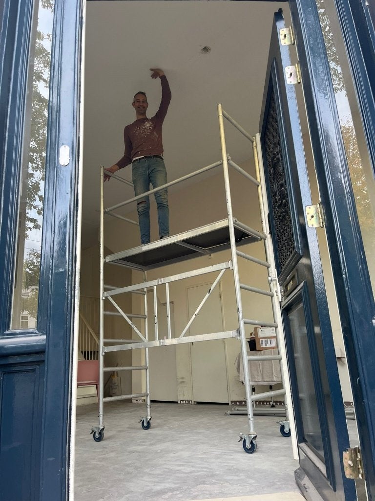 4 meter steiger te huur: 25eu per week* en gratis bezorgd, Ophalen, Gebruikt, Rolsteiger of Kamersteiger, 2 tot 5 meter