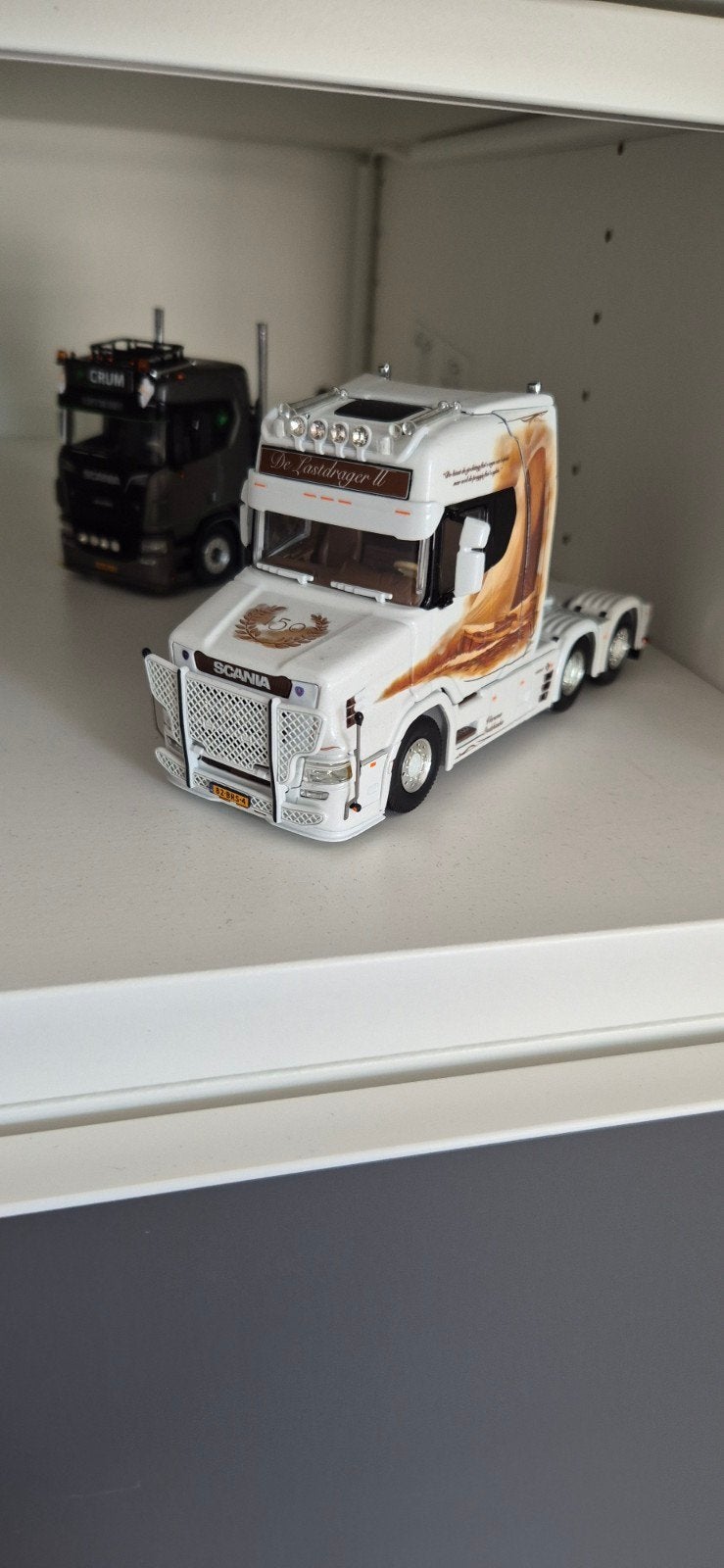 Scania 'De Lastdrager II' modeltruck met doos en certificaat, 1:32 tot 1:50, Zo goed als nieuw, Truck, Ophalen