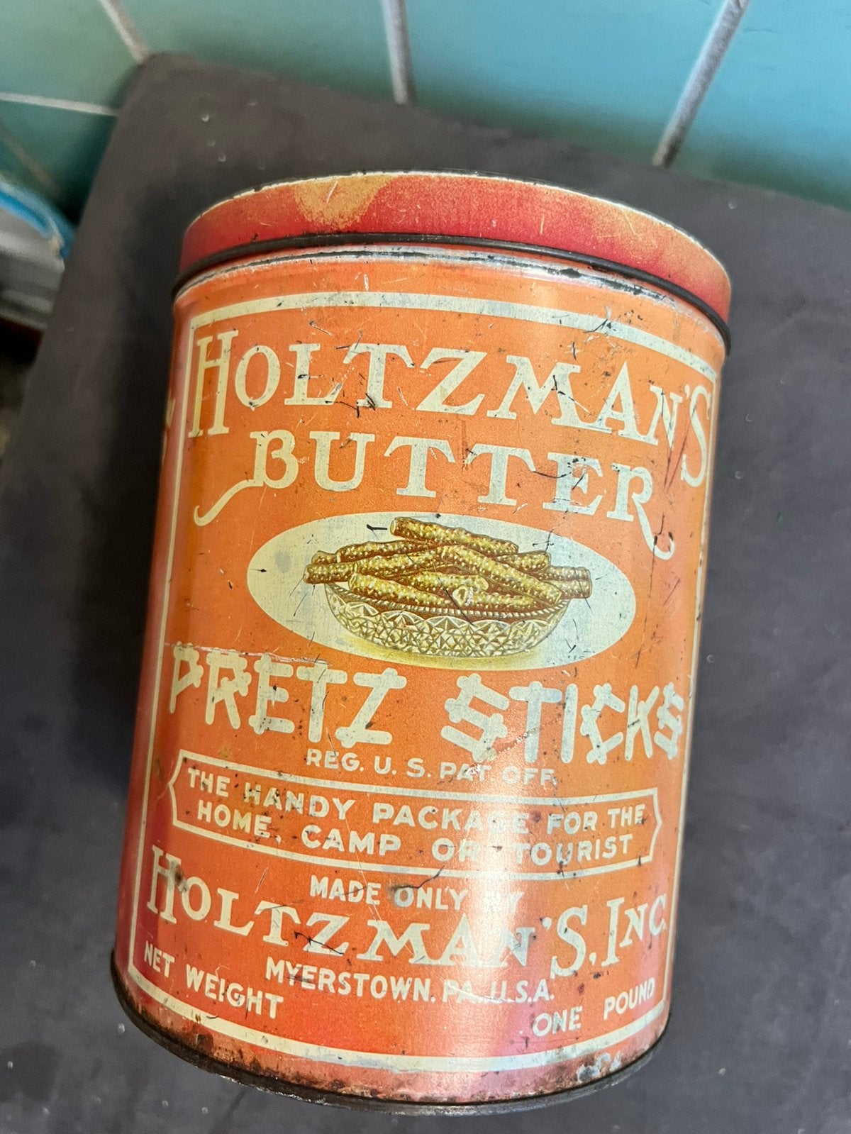 Antiek blik Holtzmsns, Ophalen of Verzenden, Zo goed als nieuw, Overige