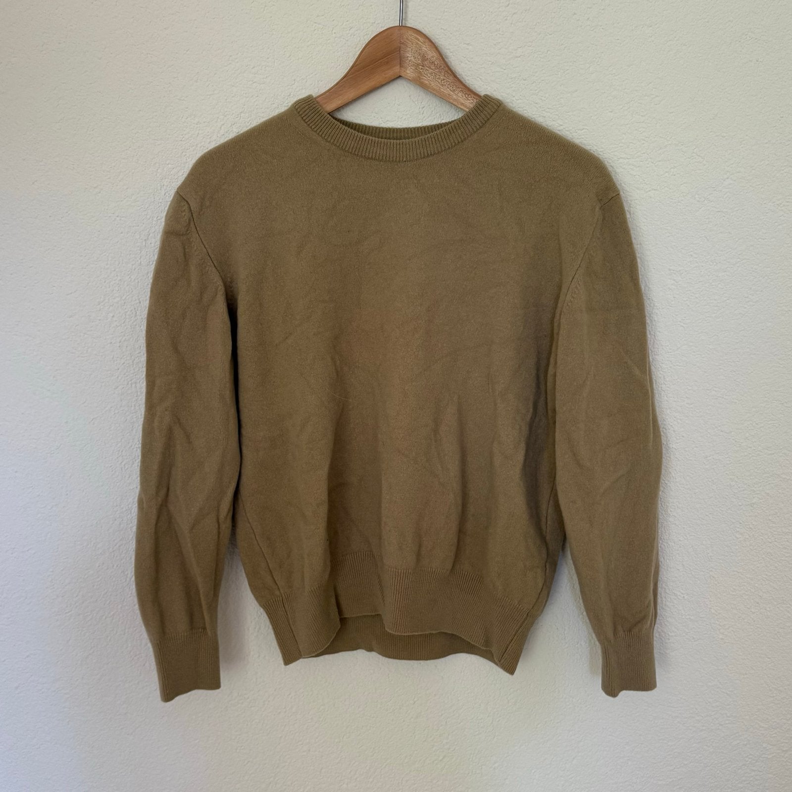 Massimo Dutti Wollen Trui Heren Maat XL, Kleding | Heren, Verzenden, Zo goed als nieuw, Maat 56/58 (XL), Bruin
