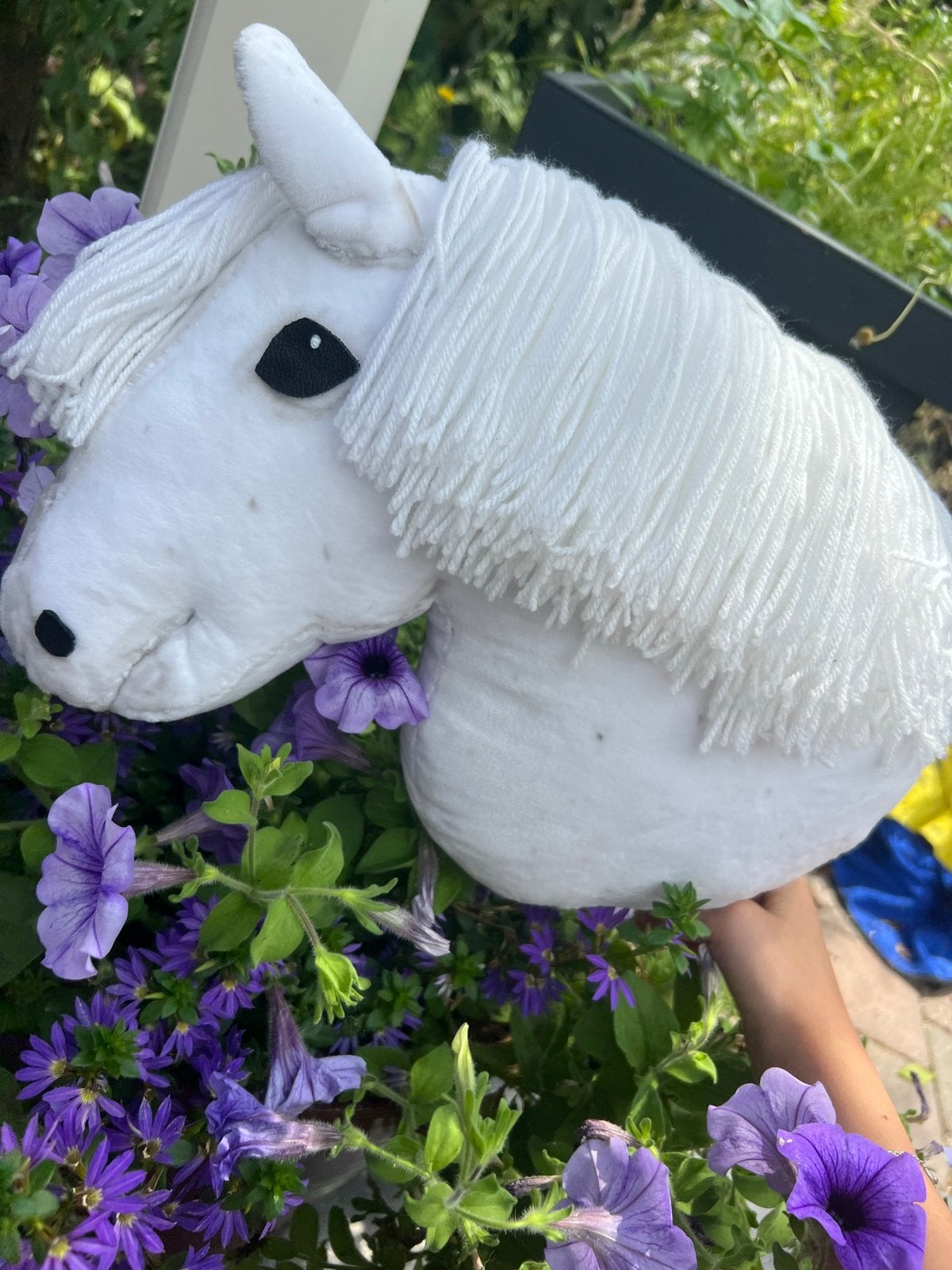 Mooie zelfgemaakte hobby horse, Ophalen of Verzenden, Zo goed als nieuw, Jongen of Meisje