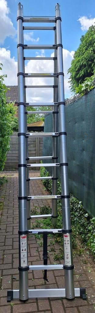Groote uitschuif ladder, Ophalen, 4 meter of meer