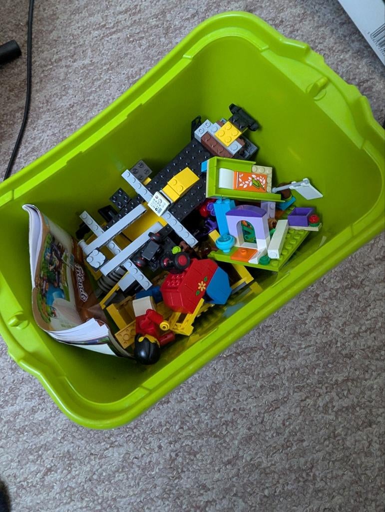 Lego blokken in opbergbox, Ophalen of Verzenden