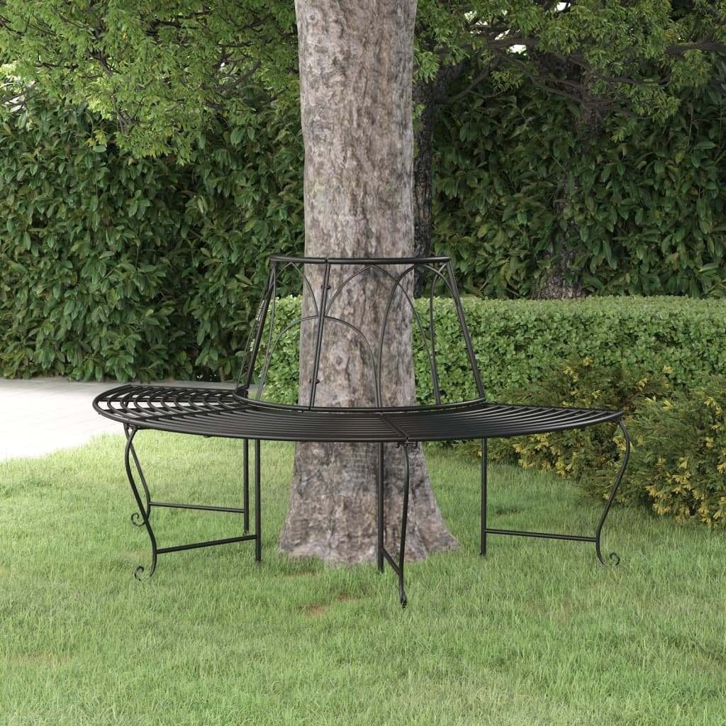 Boombank parkbank halfrond ijzer ø159 GRATIS BEZORGD!, Verzenden, Nieuw, Nvt, Nvt