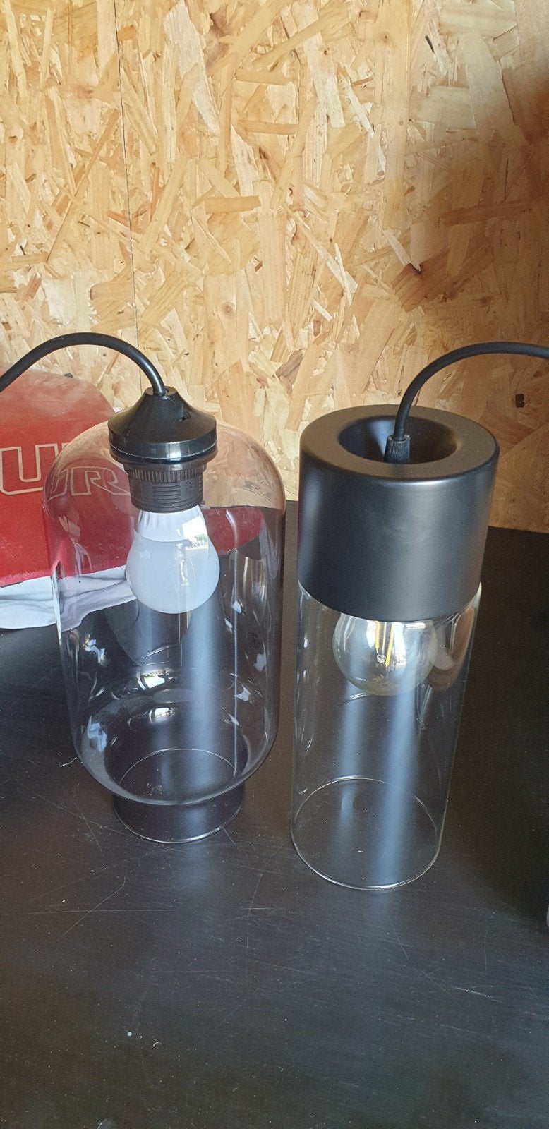 IKEA hanglampen (2 stuks), Ophalen, E27 (groot), Modern, Glas