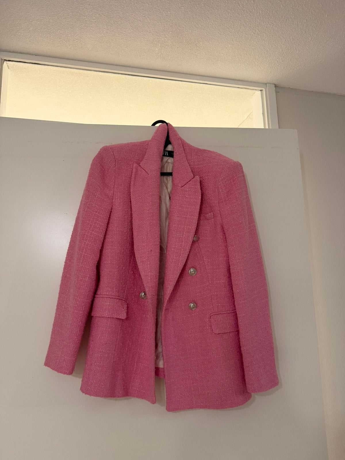 roze zara blazer, Kleding | Dames, Ophalen of Verzenden, Zo goed als nieuw, Roze