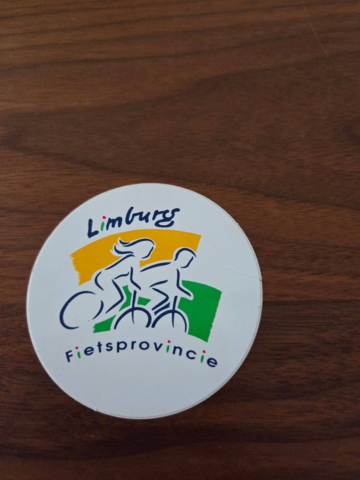 11757 Sticker Limburg Fietsprovincie, Ophalen of Verzenden
