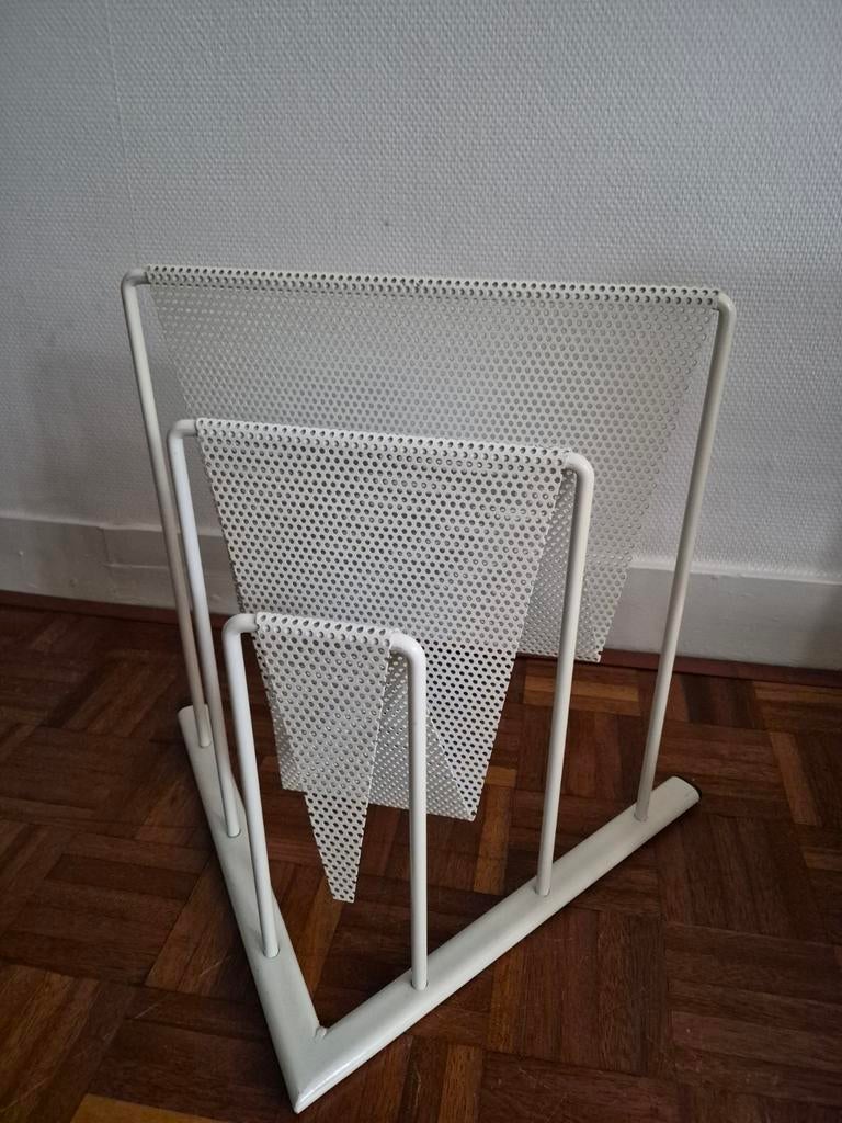 Magazine Rack By Markus Börgens For D Tec, 1980’S, Huis en Inrichting, Woonaccessoires | Krantenbakken en Lectuurbakken, Ophalen