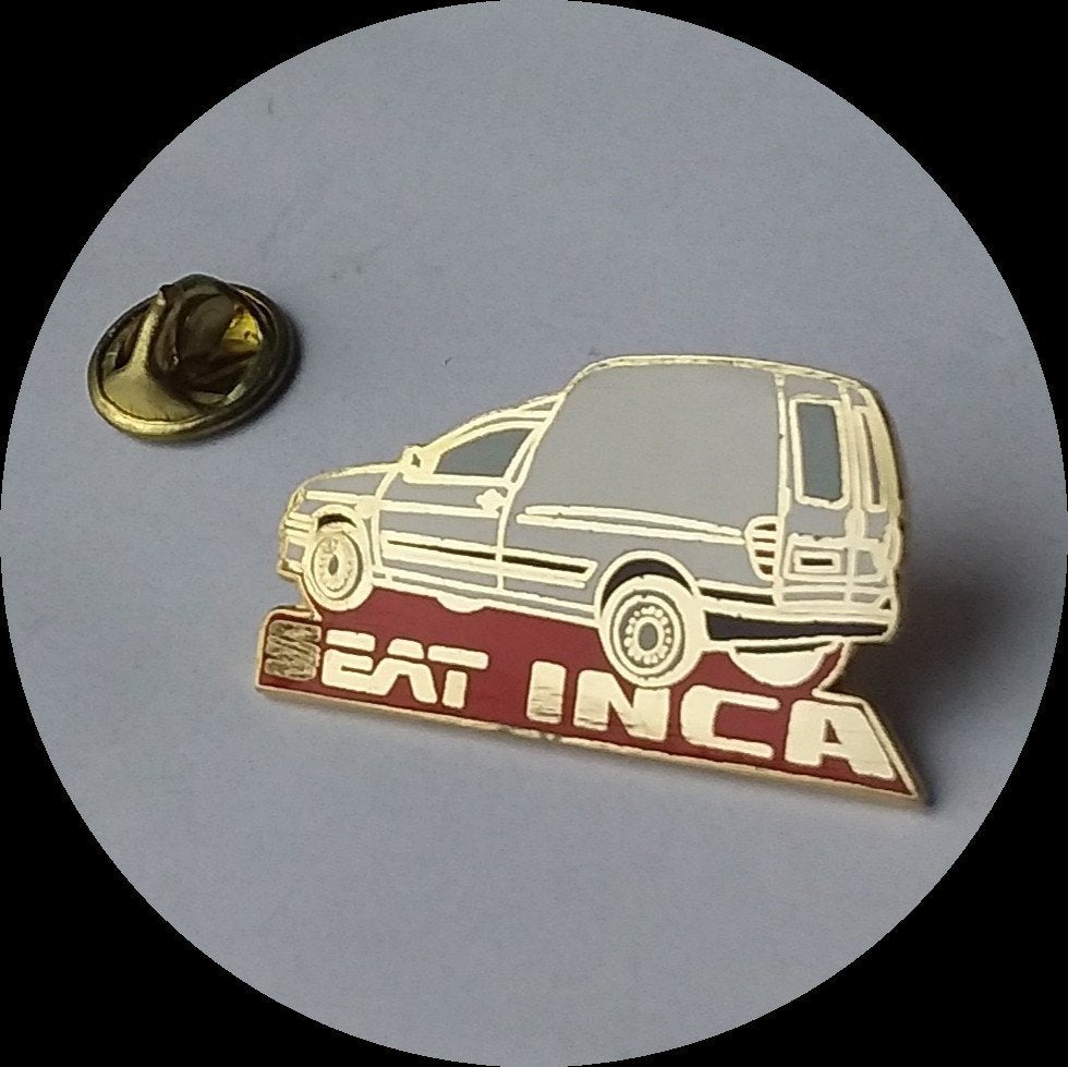 SEAT INCA pin, Ophalen of Verzenden, Zo goed als nieuw, Transport, Speldje of Pin
