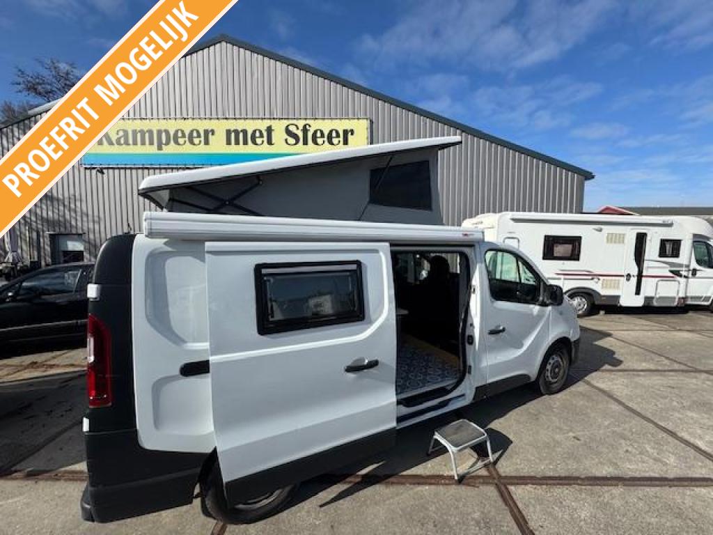 Renault Trafic 115 pk slechts 101.000 km, Chemisch toilet, Raamblindering, Bedrijf, 5 tot 6 meter