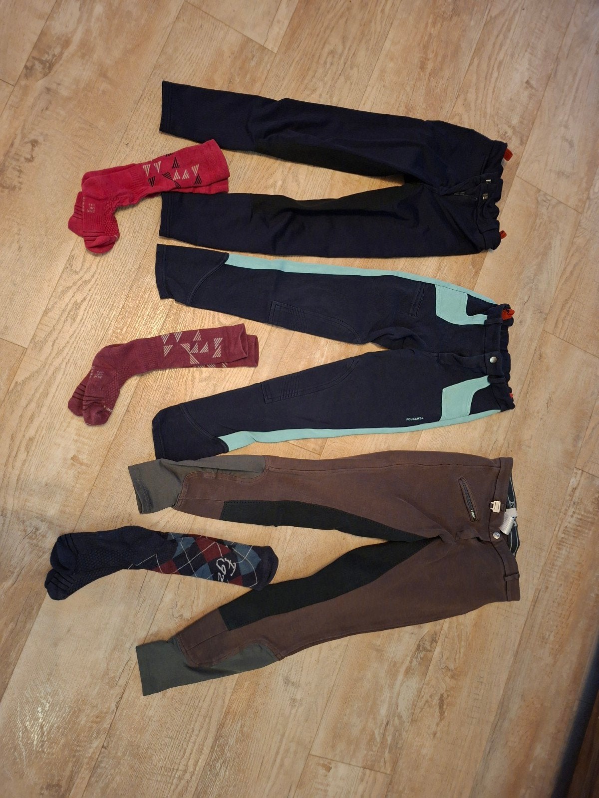 Paardrijbroeken kind, Dieren en Toebehoren, Paardrijkleding, Ophalen, Gebruikt, Kinderen, Fouganza