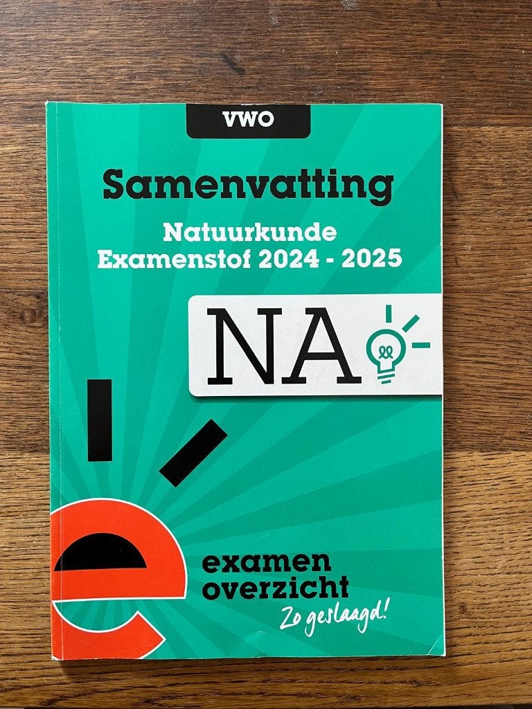 Examenoverzicht Natuurkunde VWO samenvatting 2024-2025, Boeken, Schoolboeken, Ophalen, VWO, Natuurkunde, ExamenOverzicht