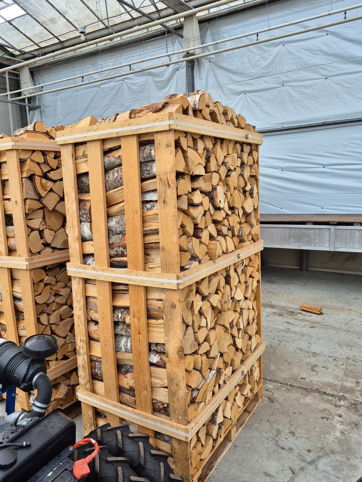 openhaard hout gedroogd eiken of berk, Minder dan 3 m³, Ophalen