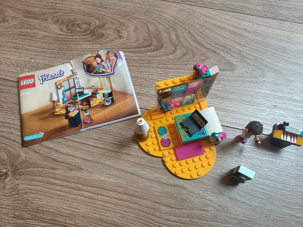 Lego Friends 41341 Andrea's Slaapkamer Set, Ophalen of Verzenden, Zo goed als nieuw, Complete set, Lego