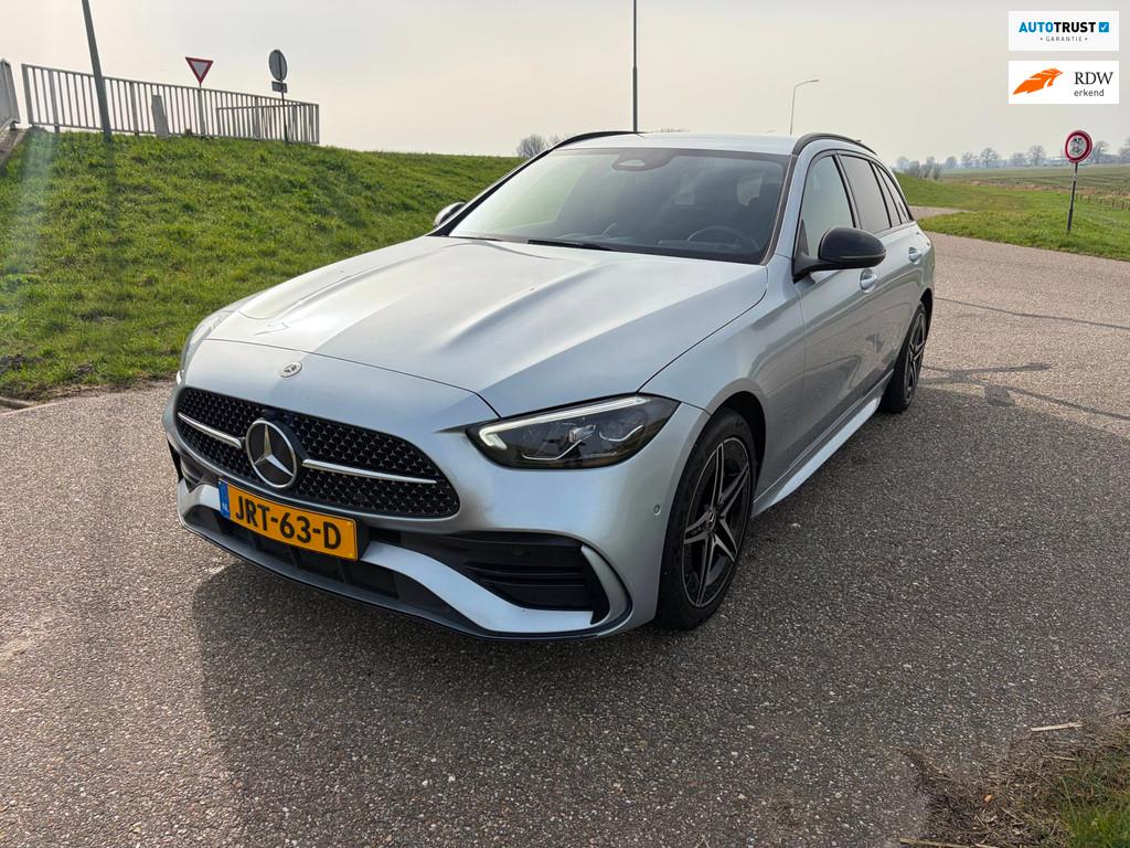 Mercedes-Benz C-klasse Estate 300 e AMG Line Sfeer BTW ALL I, Automaat, Achterwielaandrijving, Gebruikt, Zwart