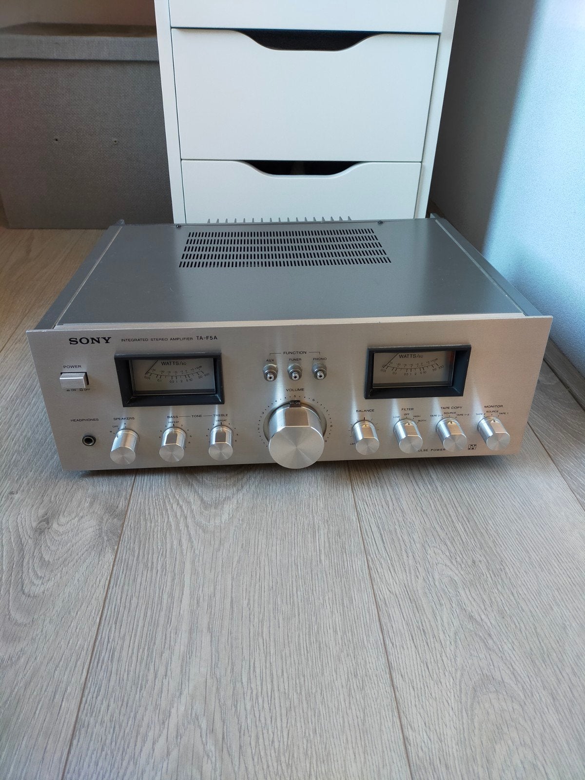 Sony TA-F5A versterker, Gebruikt, Ophalen of Verzenden, 60 tot 120 watt, Sony