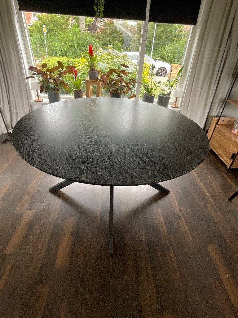 Tafel, Ophalen, Rond, Zo goed als nieuw, Vijf personen of meer