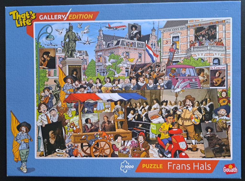THAT'S LIFE GALLERY EDITION - FRANS HALS - 1000 stukjes, Ophalen of Verzenden, 500 t/m 1500 stukjes, Gebruikt, Legpuzzel